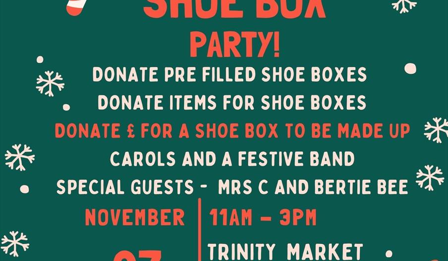 Trinity Christmas shoe box party