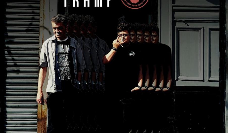 Promotional poster for "Meg's 35th Birthday" event featuring bands Complete Control, Buckfast, and Tramp, as well as Zoo Disco, taking place Friday 22