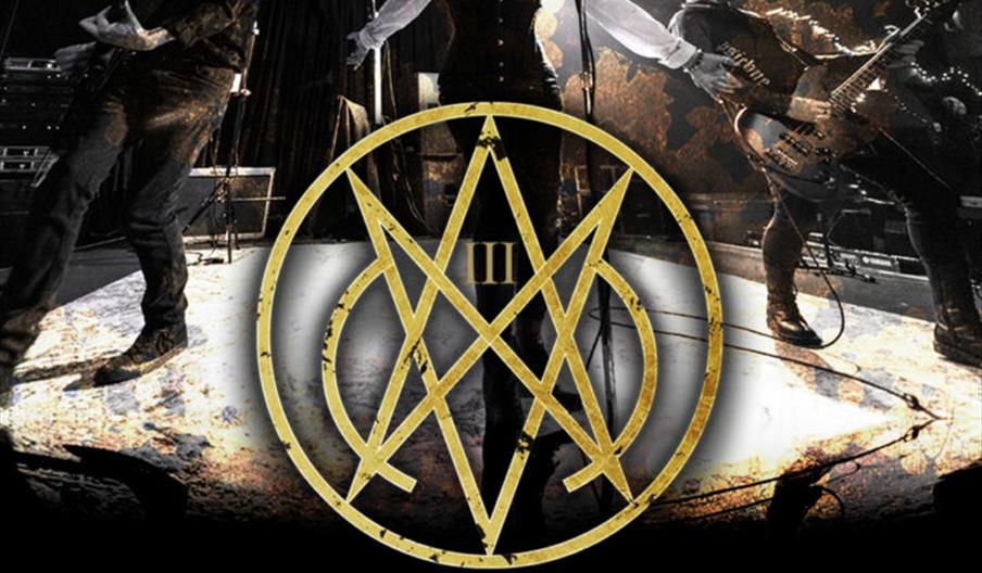 Concert poster for The March Violets featuring a photo of the band performing on stage, with event details stating the show is on Thursday, July 2nd,