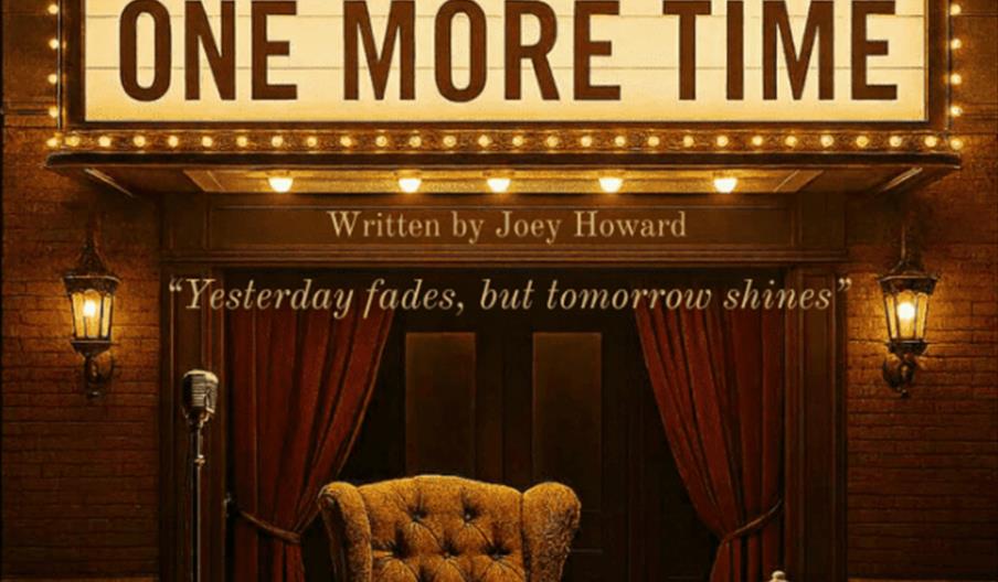 Theatre poster for "One More Time" at Park Street Theatre, Hull, showing show dates and times in early November, ticket price of £12, and ticket websi