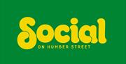 Yellow stylized text reading “Social” with the words “ON HUMBER STREET” below it on a green background.