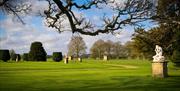 A photograph of the North Lawns.